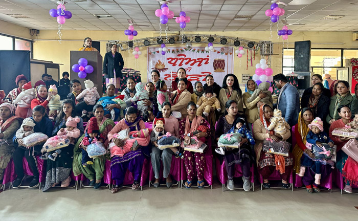 District-level girls' lohri celebration and honoring of girls who have achieved